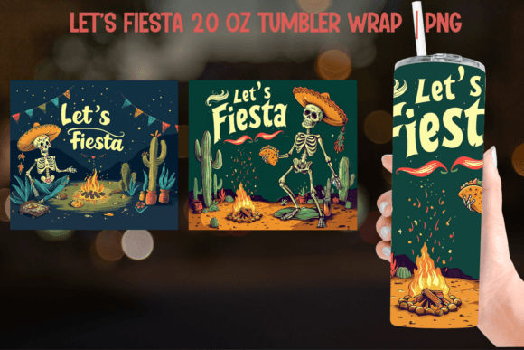 Download Let's Fiesta Tumbler Sublimation PNG - Sublimation png Collection