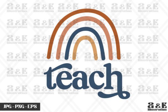 Download Teach Cute Boho Rainbow Teacher - Rainbow teacher Collection