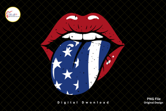Download American Flag USA Patriotic Lips PNG - Lips png Collection