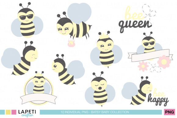 Download Bee Clipart PNG for Sublimation - Png for sublimation Collection