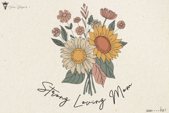Download Strong Loving Mom Sublimation PNG - Sublimation png Collection