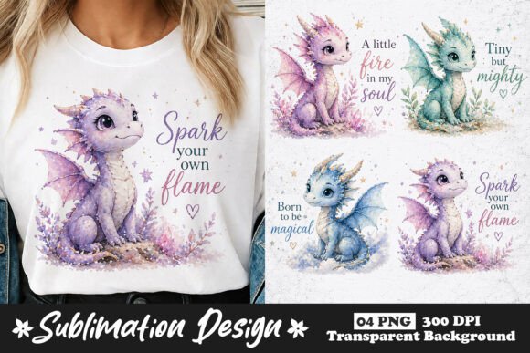 Download Cute Baby Dragon Sublimation PNG Designs - Sublimation png Collection