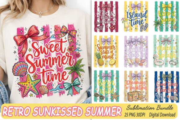 Download Sunkissed Summer Sublimation PNG Bundle - Sublimation png Collection