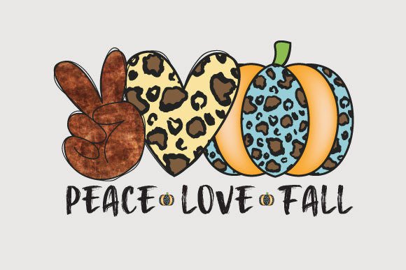 Download Peace Love Fall, Fall Sublimation - Premium Resources