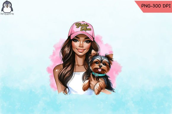 Download Yorkie Dog Mom Sublimation PNG - Sublimation png Collection